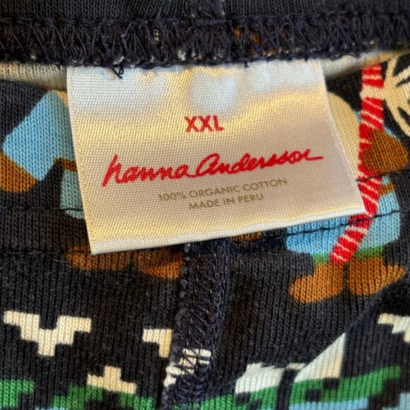 Hanna Anderson Santa Christmas Pajama Set - size XXL - Picture 5 of 6